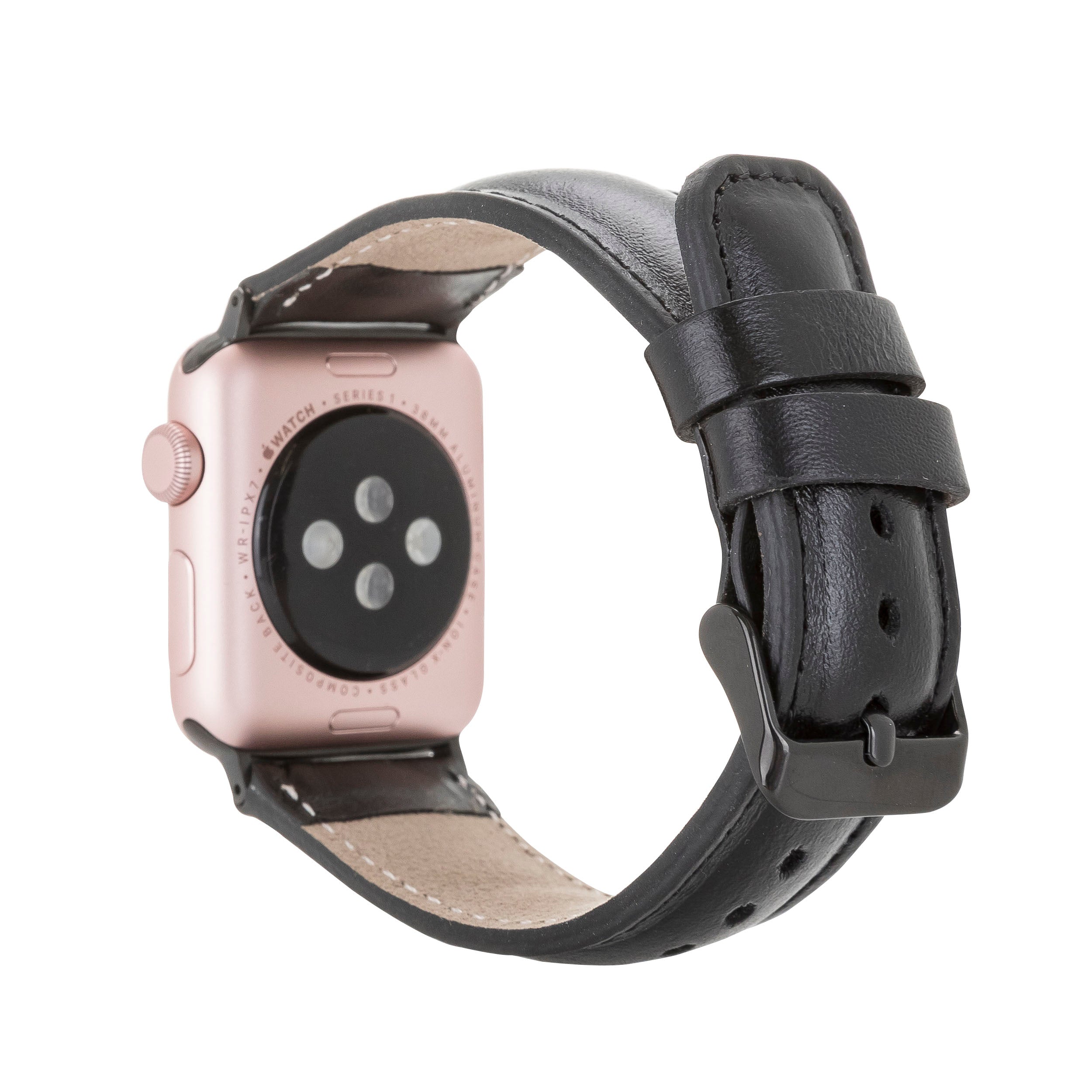 Klassisches Lederarmband für Fitbit Versa