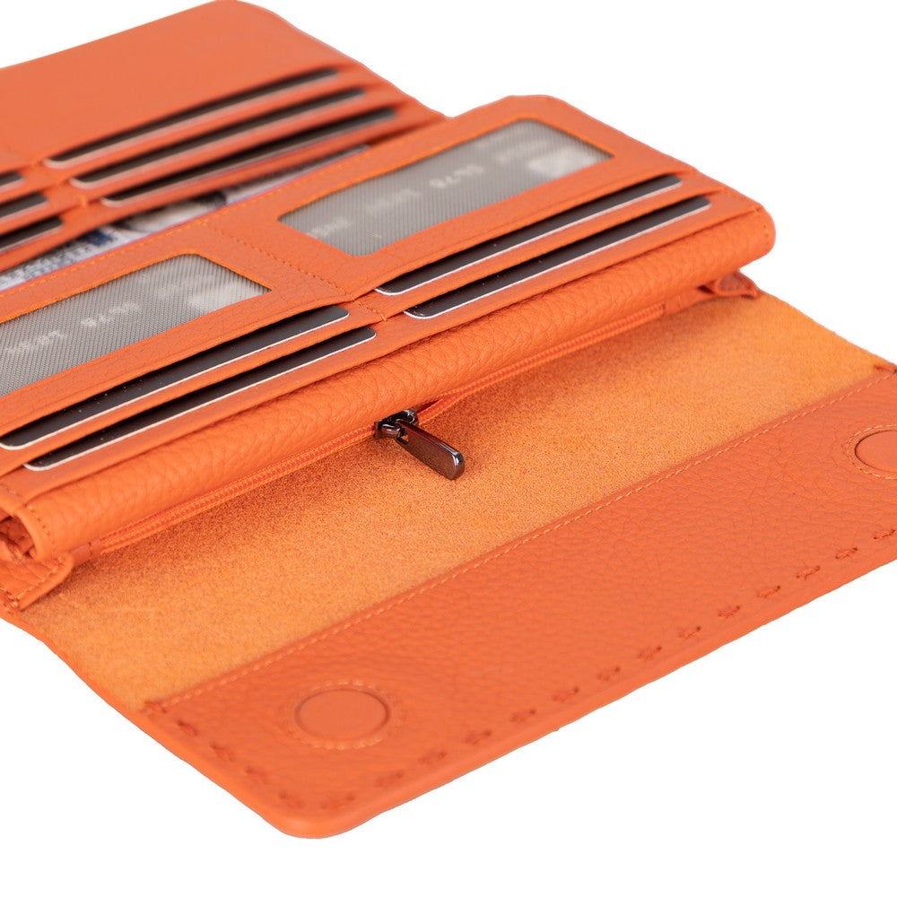 Edle Leder-Damengeldbörse