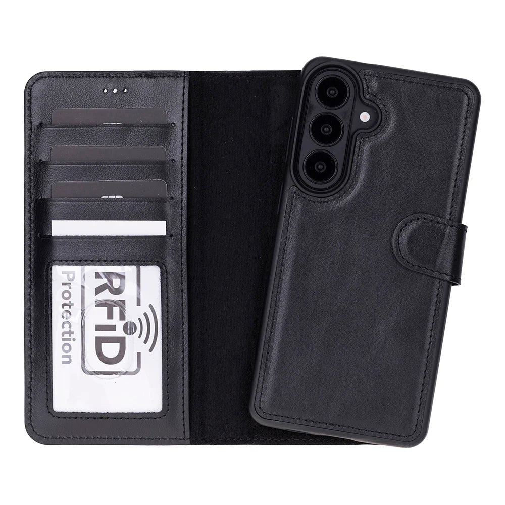 Magic Samsung Galaxy S26 Plus Leather Detachable Wallet Case