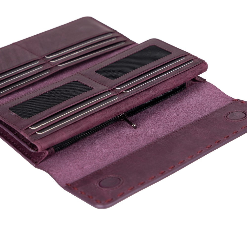 Edle Leder-Damengeldbörse