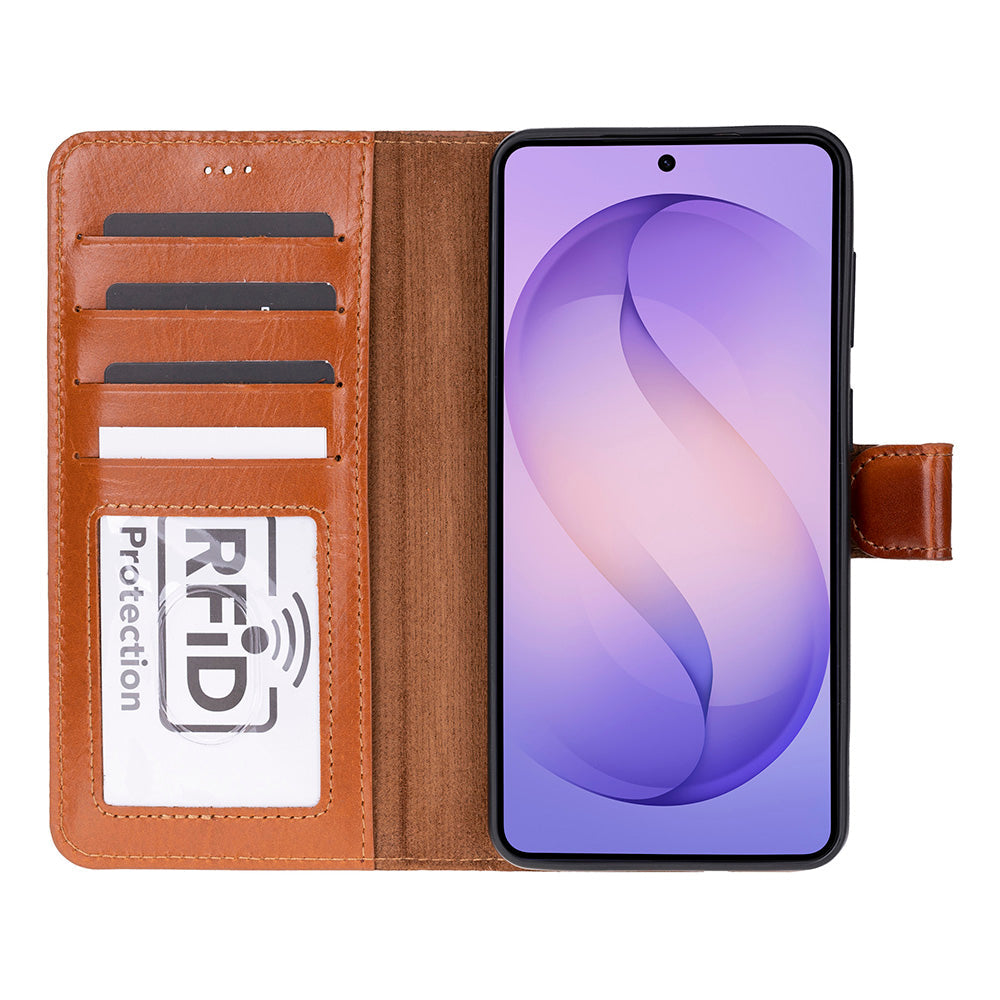 Magic Samsung Galaxy S26 Detachable Leather Wallet Case