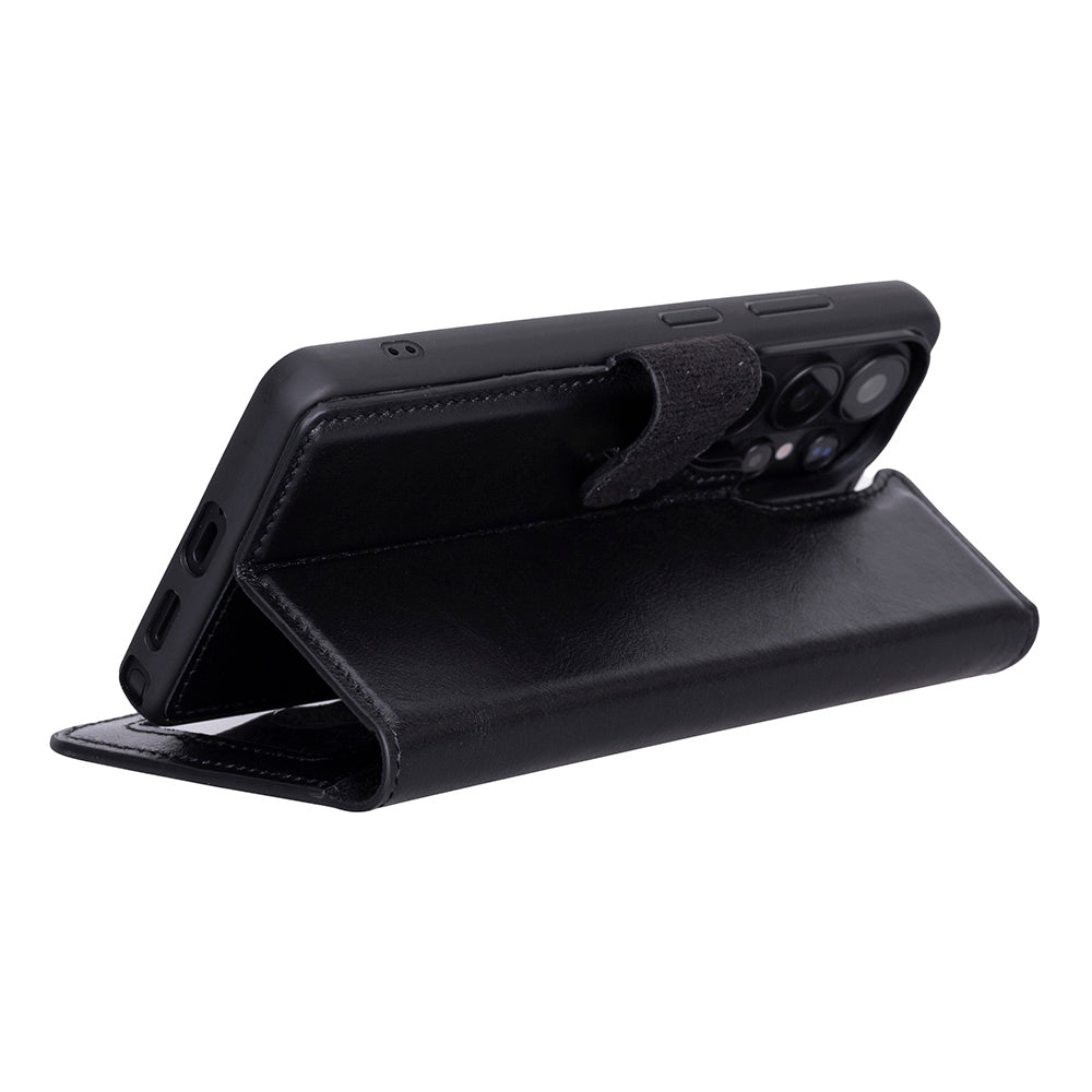 Magic Samsung Galaxy S26 Ultra Detachable Leather Wallet Case