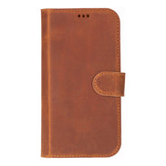 Meister Abnehmbare Premium-Leder-Wallet-Hülle für iPhone 17