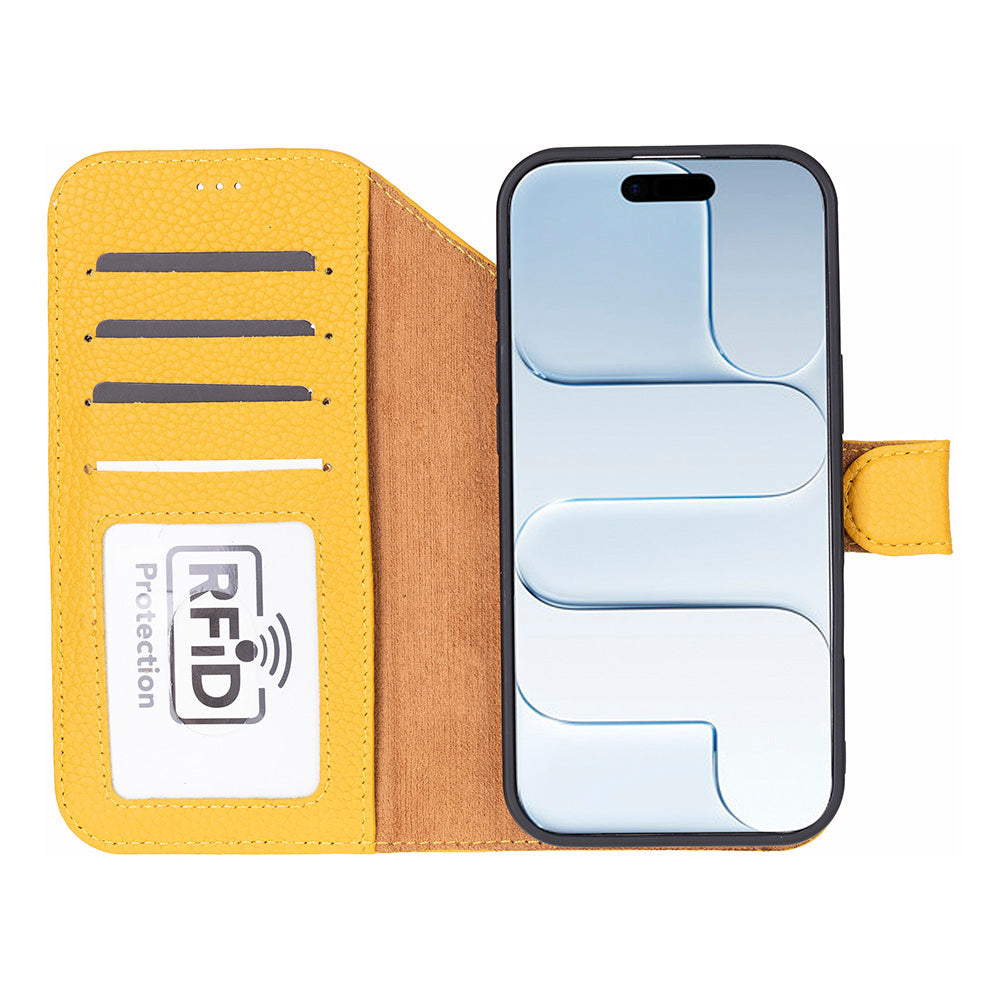 Meister Abnehmbare Premium-Leder-Wallet-Hülle für iPhone 17 Air