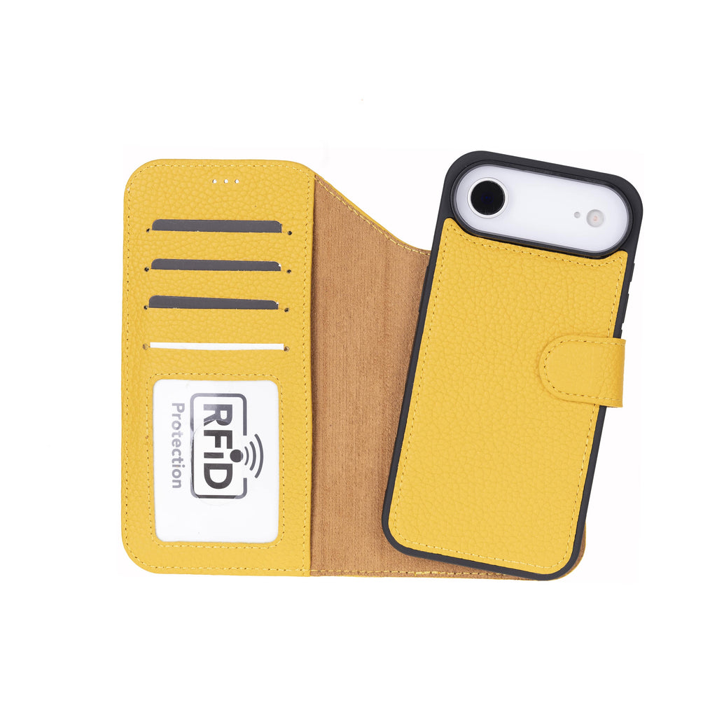 Meister Abnehmbare Premium-Leder-Wallet-Hülle für iPhone 17 Air