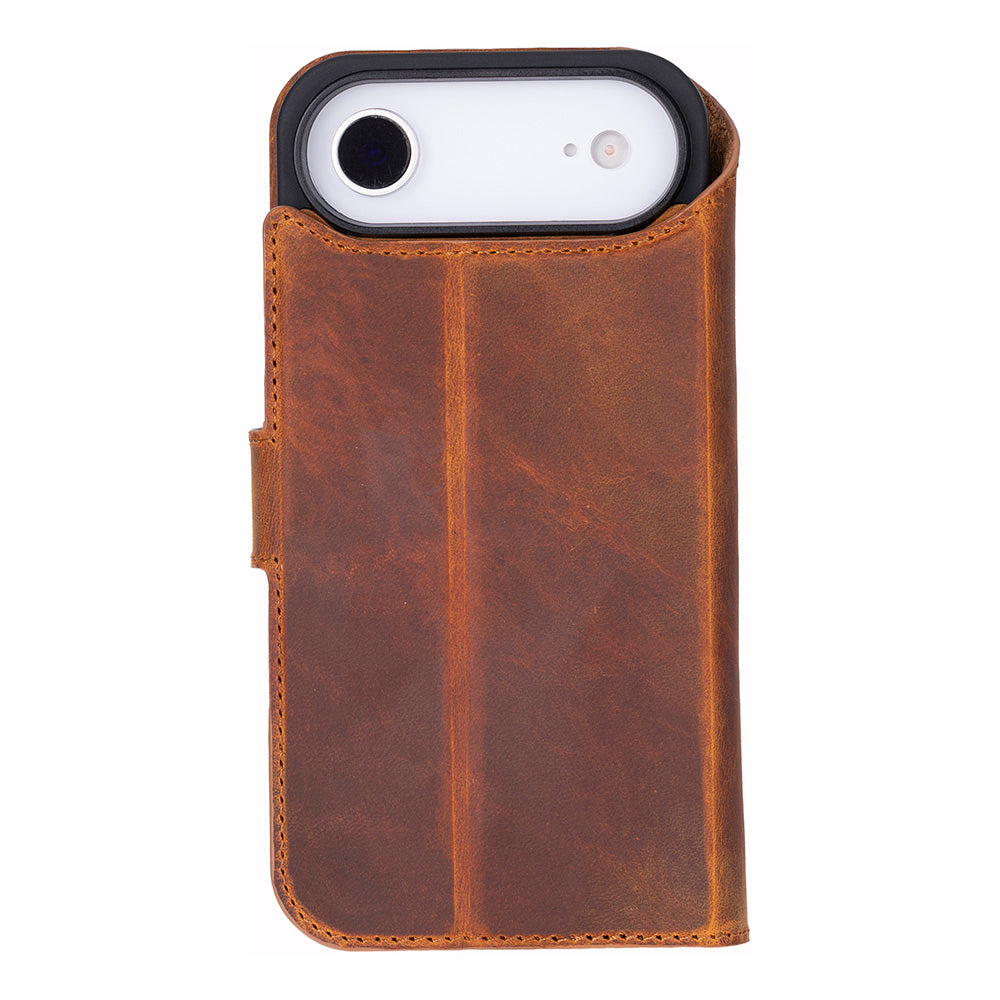 Meister Abnehmbare Premium-Leder-Wallet-Hülle für iPhone 17 Air