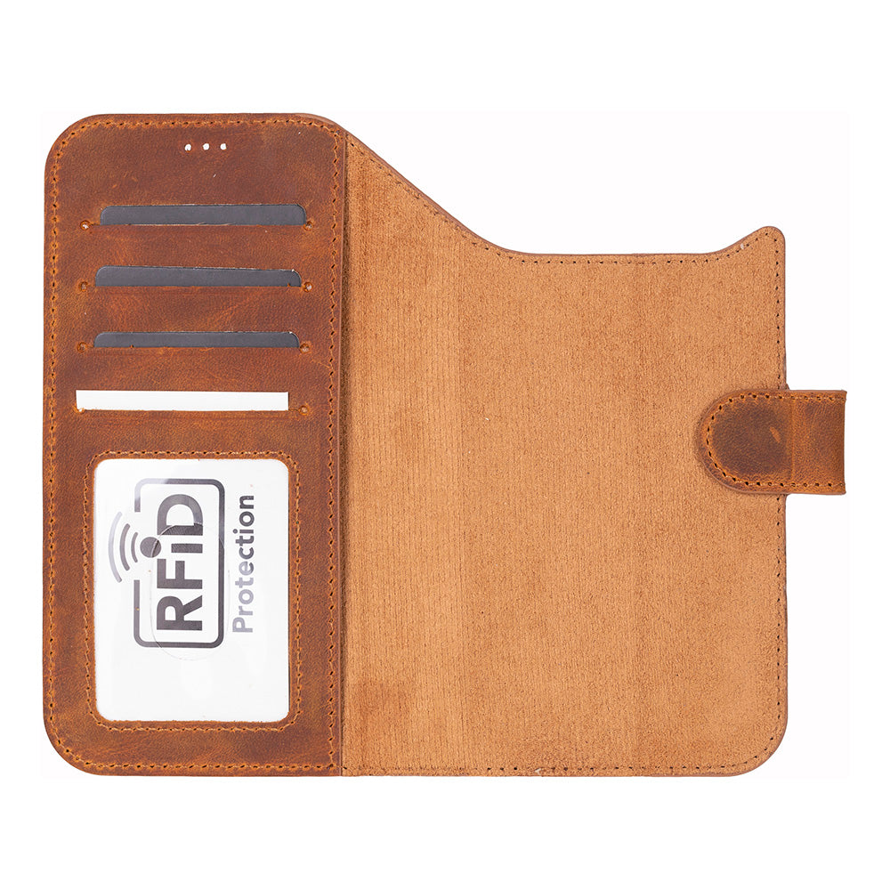 Meister Abnehmbare Premium-Leder-Wallet-Hülle für iPhone 17 Air