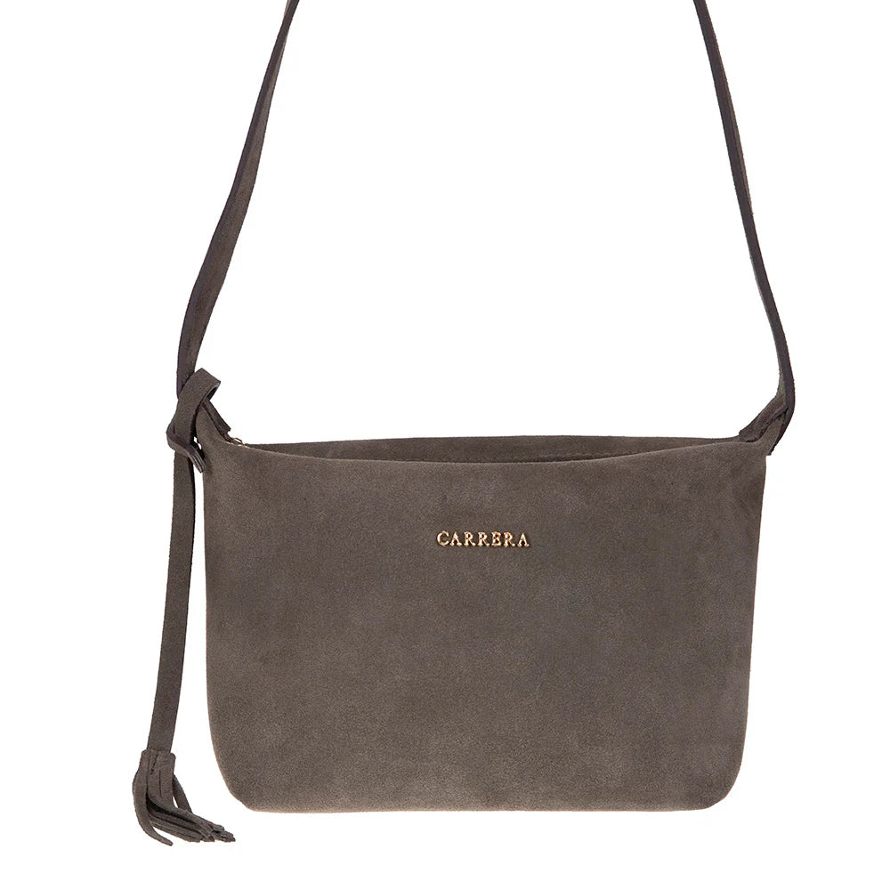 Carrera Melora Genuine Suede Leather Women's Shoulder Bag