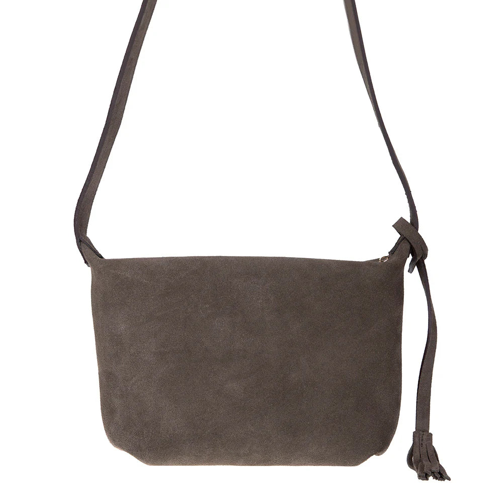 Carrera Melora Genuine Suede Leather Women's Shoulder Bag