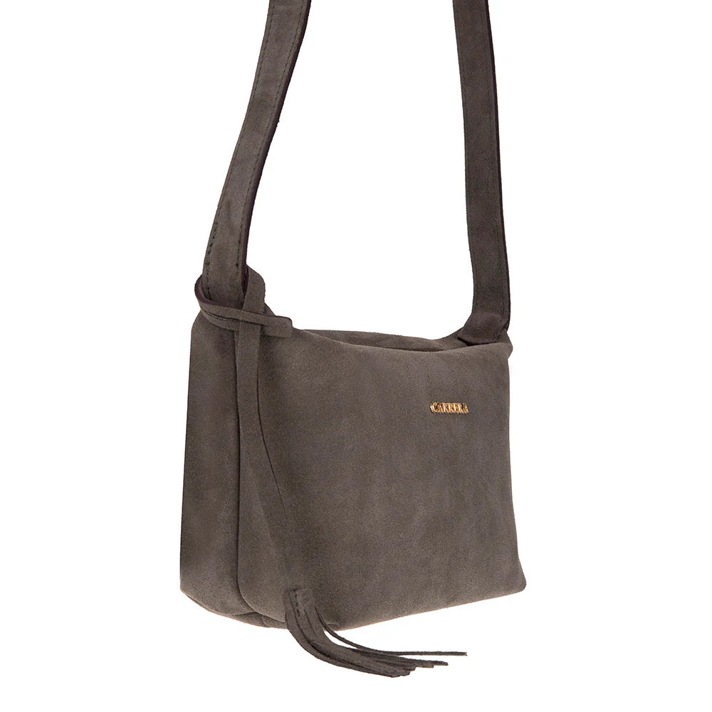 Carrera Melora Genuine Suede Leather Women's Shoulder Bag