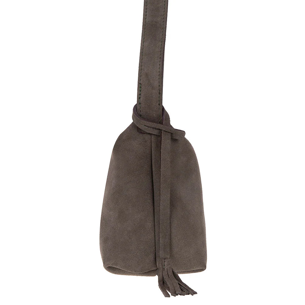 Carrera Melora Genuine Suede Leather Women's Shoulder Bag