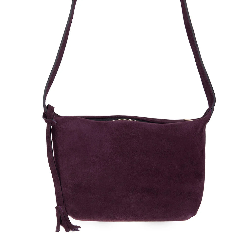 Carrera Melora Genuine Suede Leather Women's Shoulder Bag