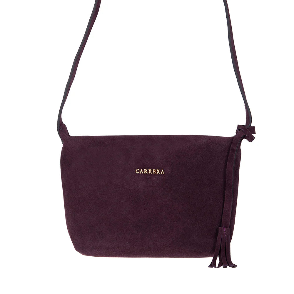 Carrera Melora Genuine Suede Leather Women's Shoulder Bag