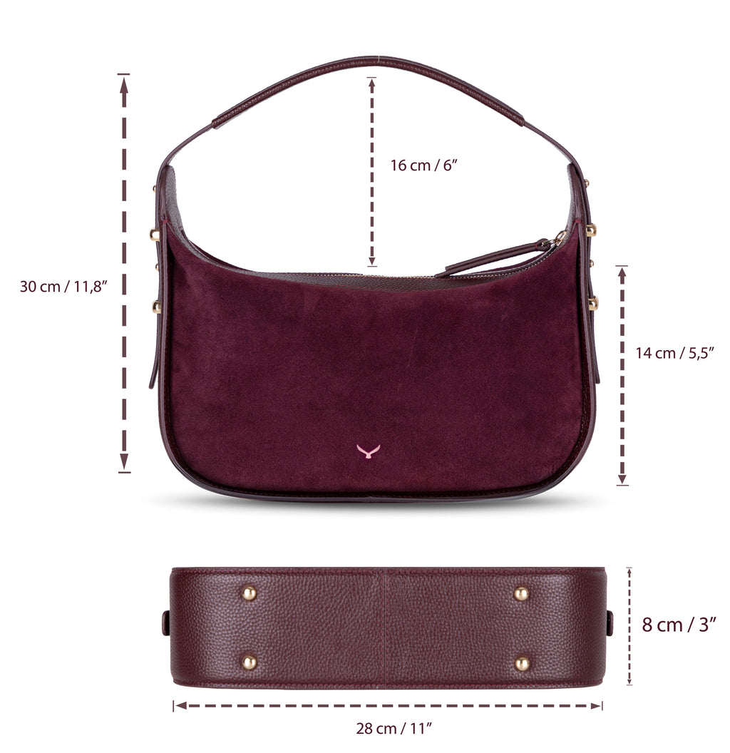 Dolcezza Genuine Suede Leather Women's Shoulder Bag