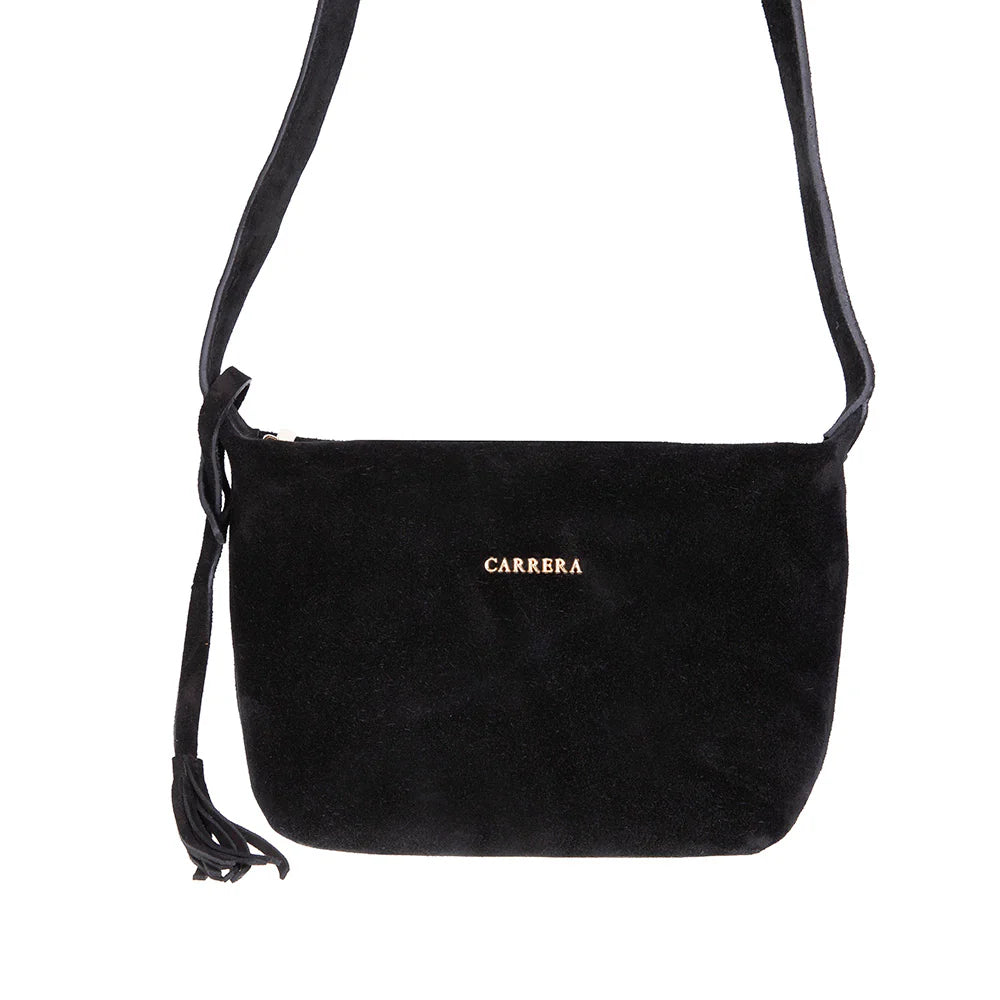 Carrera Melora Genuine Suede Leather Women's Shoulder Bag