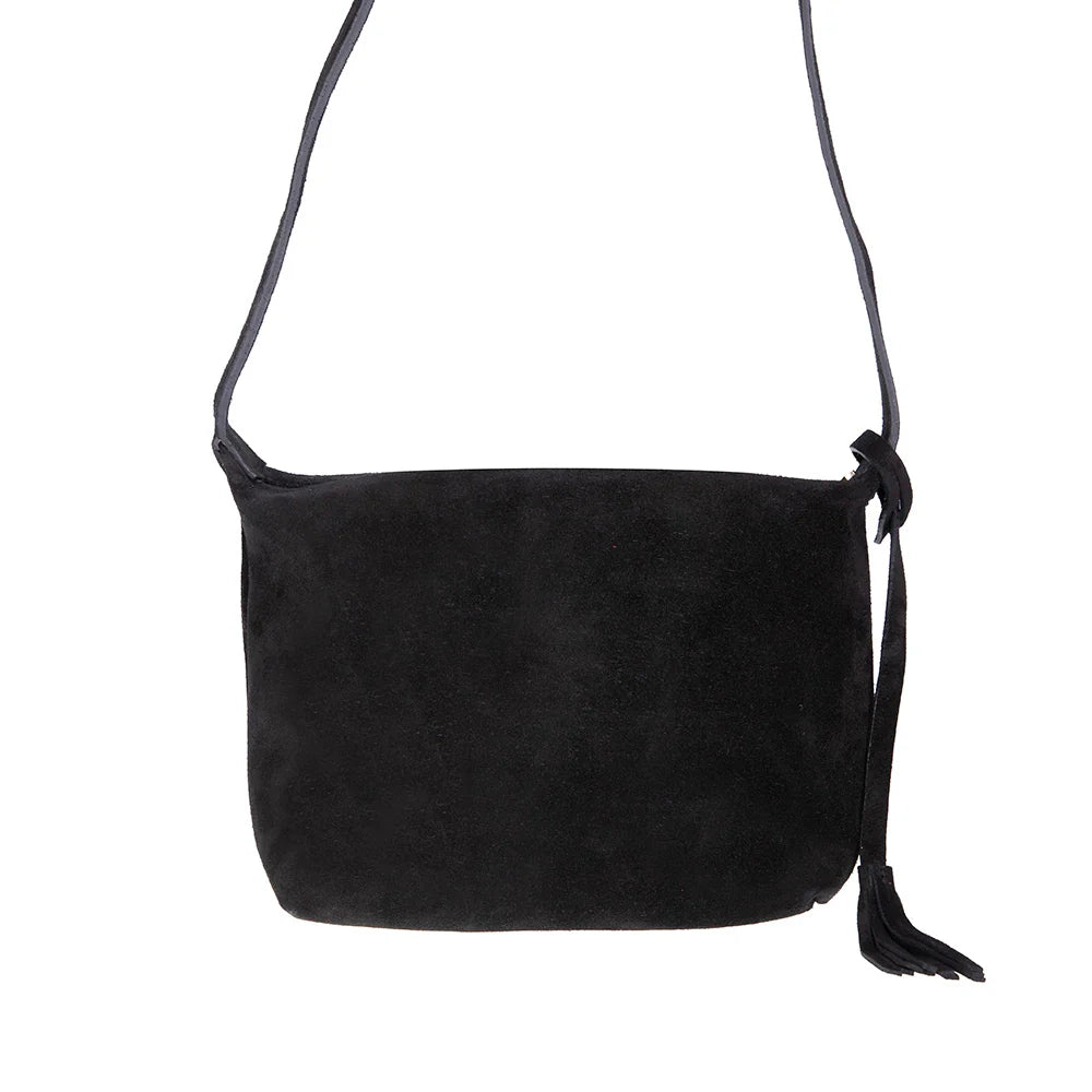 Carrera Melora Genuine Suede Leather Women's Shoulder Bag