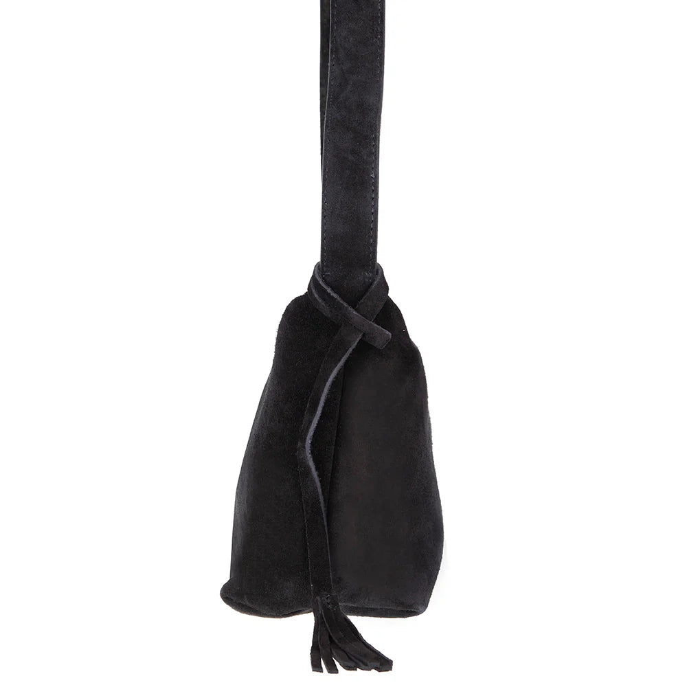 Carrera Melora Genuine Suede Leather Women's Shoulder Bag