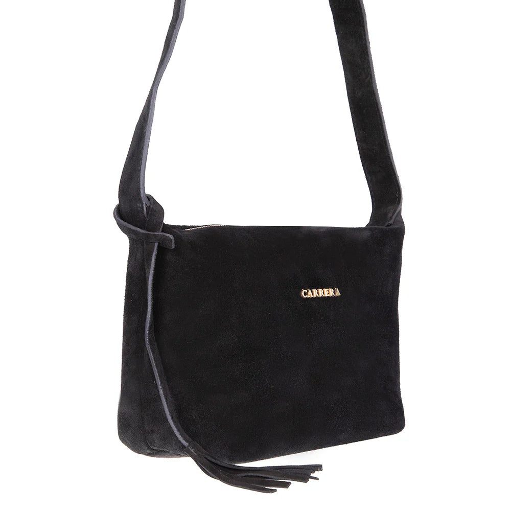 Carrera Melora Genuine Suede Leather Women's Shoulder Bag