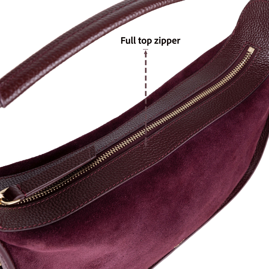 Dolcezza Genuine Suede Leather Women's Shoulder Bag