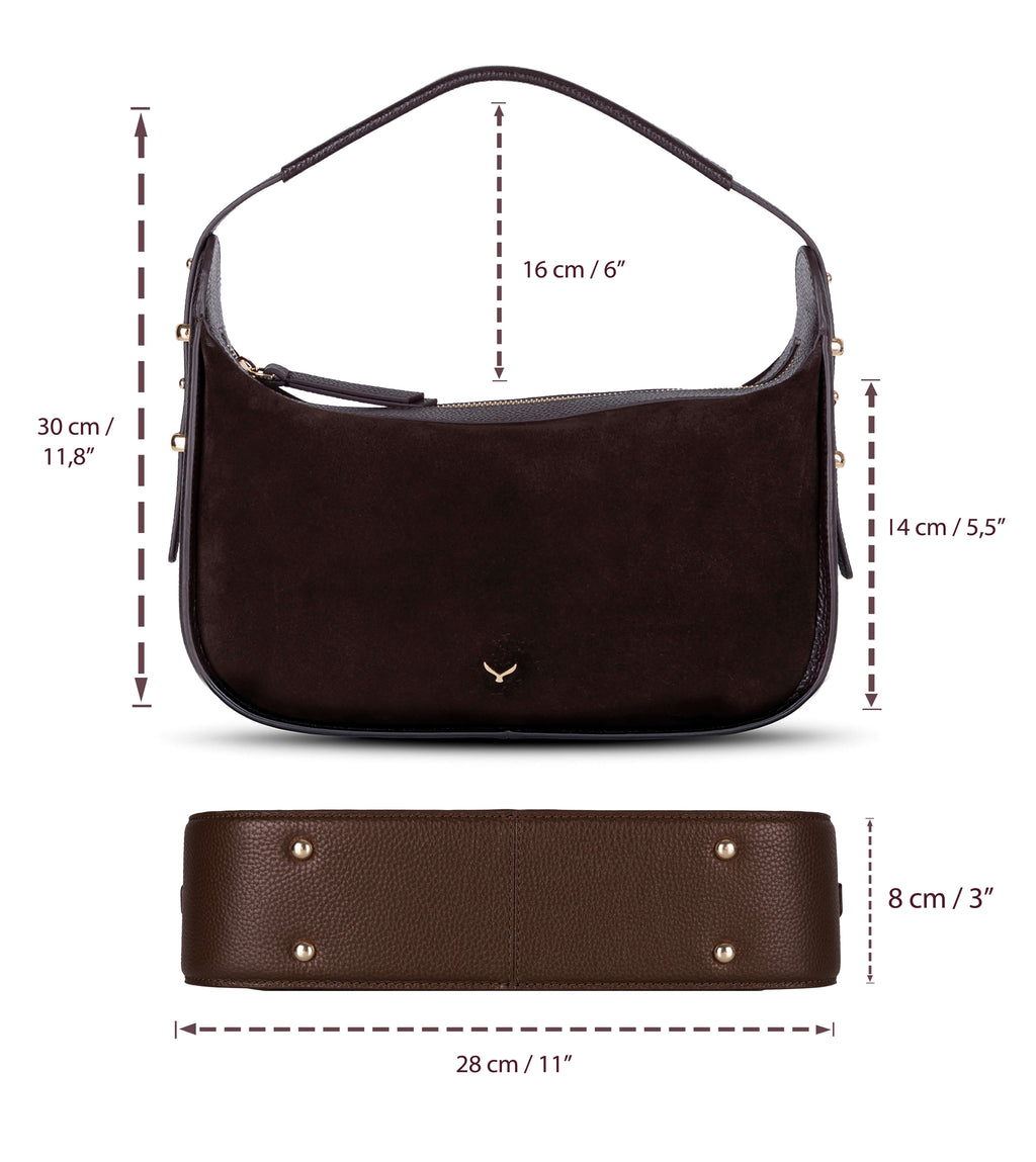 Dolcezza Genuine Suede Leather Women's Shoulder Bag
