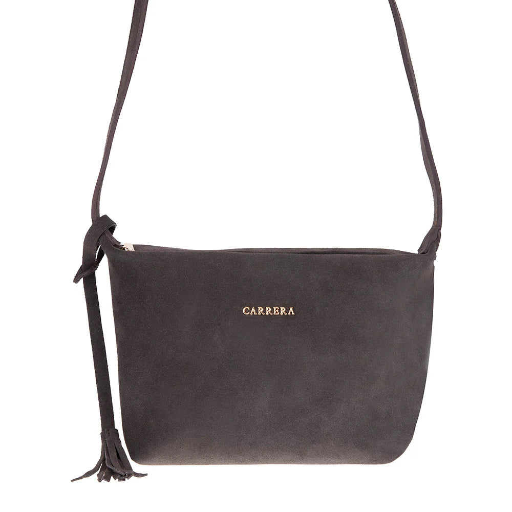 Carrera Melora Genuine Suede Leather Women's Shoulder Bag