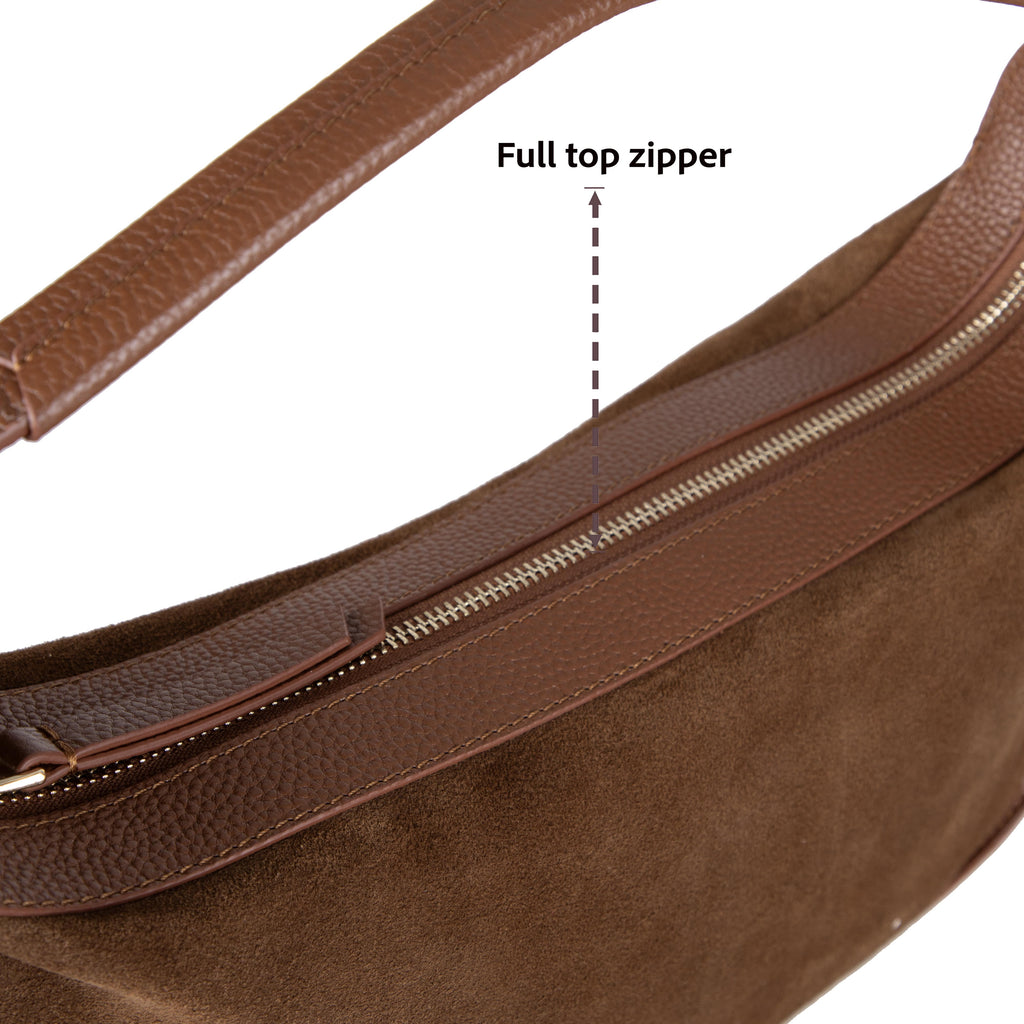 Dolcezza Genuine Suede Leather Women's Shoulder Bag