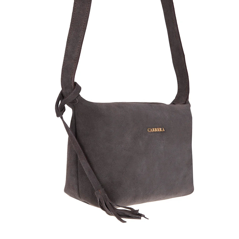 Carrera Melora Genuine Suede Leather Women's Shoulder Bag