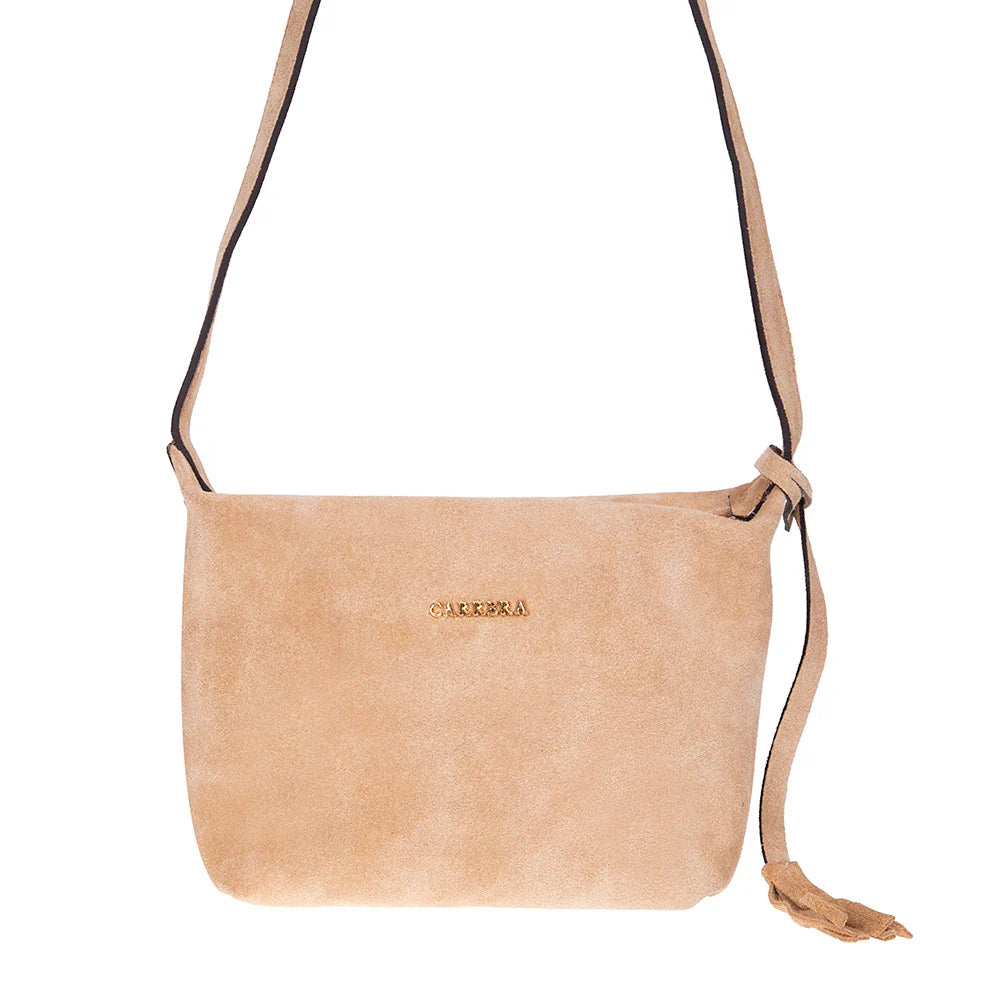 Carrera Melora Genuine Suede Leather Women's Shoulder Bag