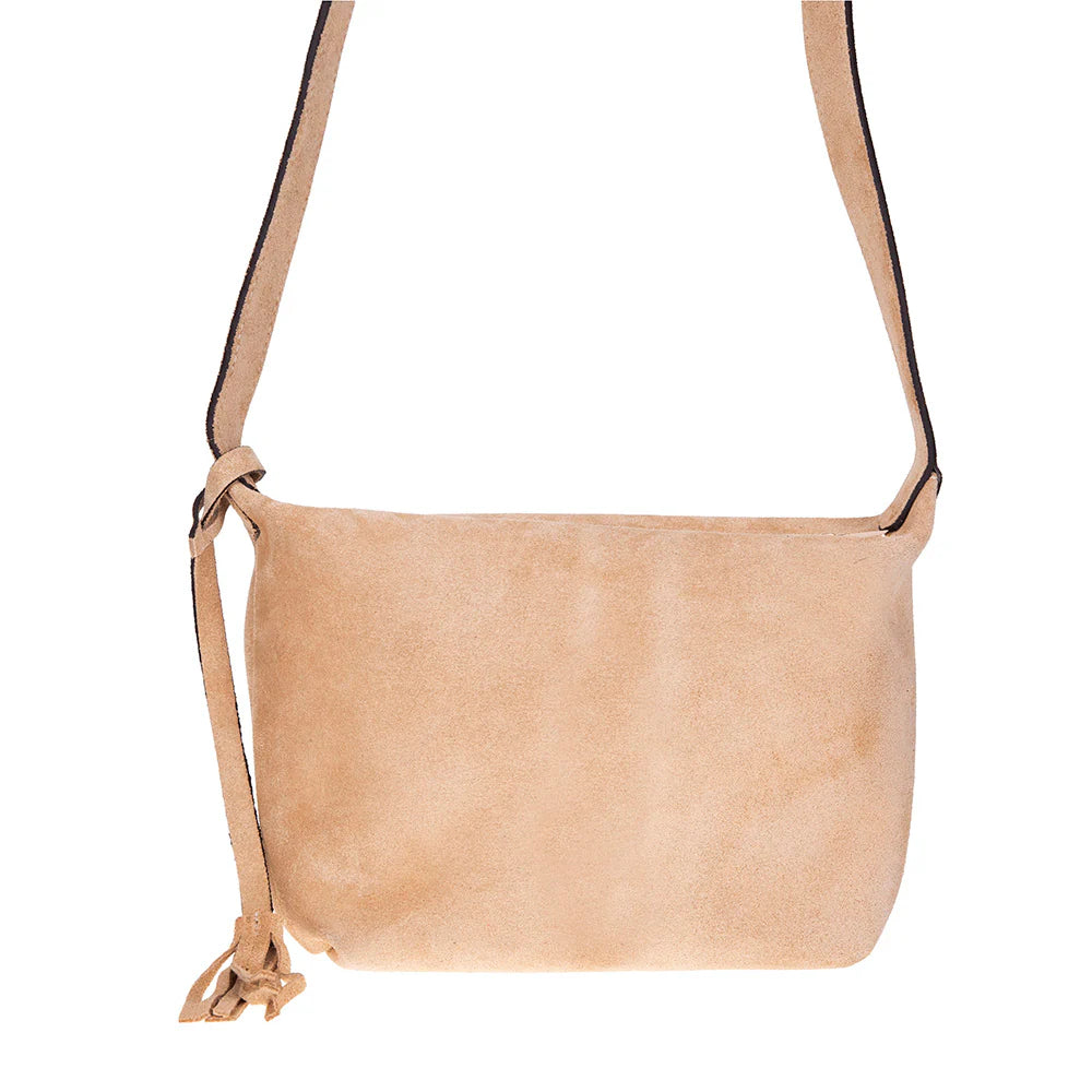 Carrera Melora Genuine Suede Leather Women's Shoulder Bag