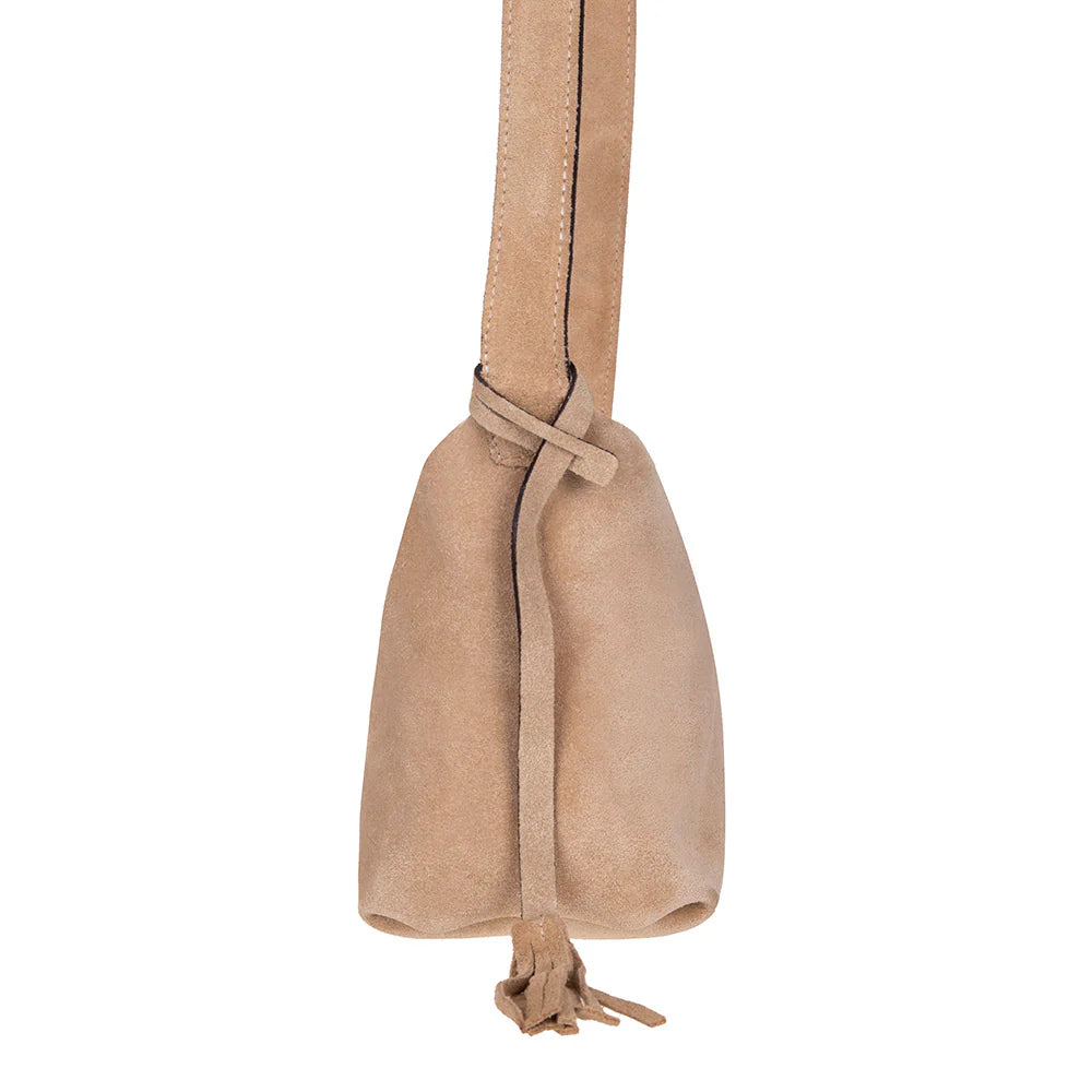 Carrera Melora Genuine Suede Leather Women's Shoulder Bag