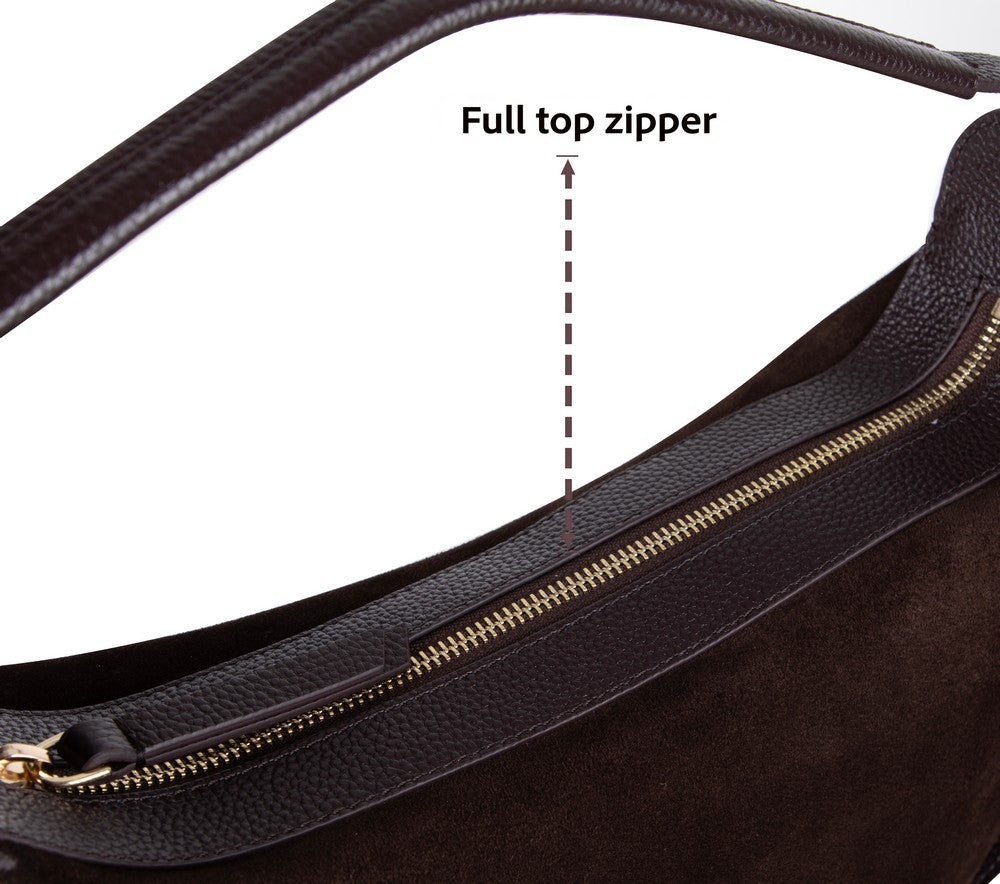 Dolcezza Genuine Suede Leather Women's Shoulder Bag