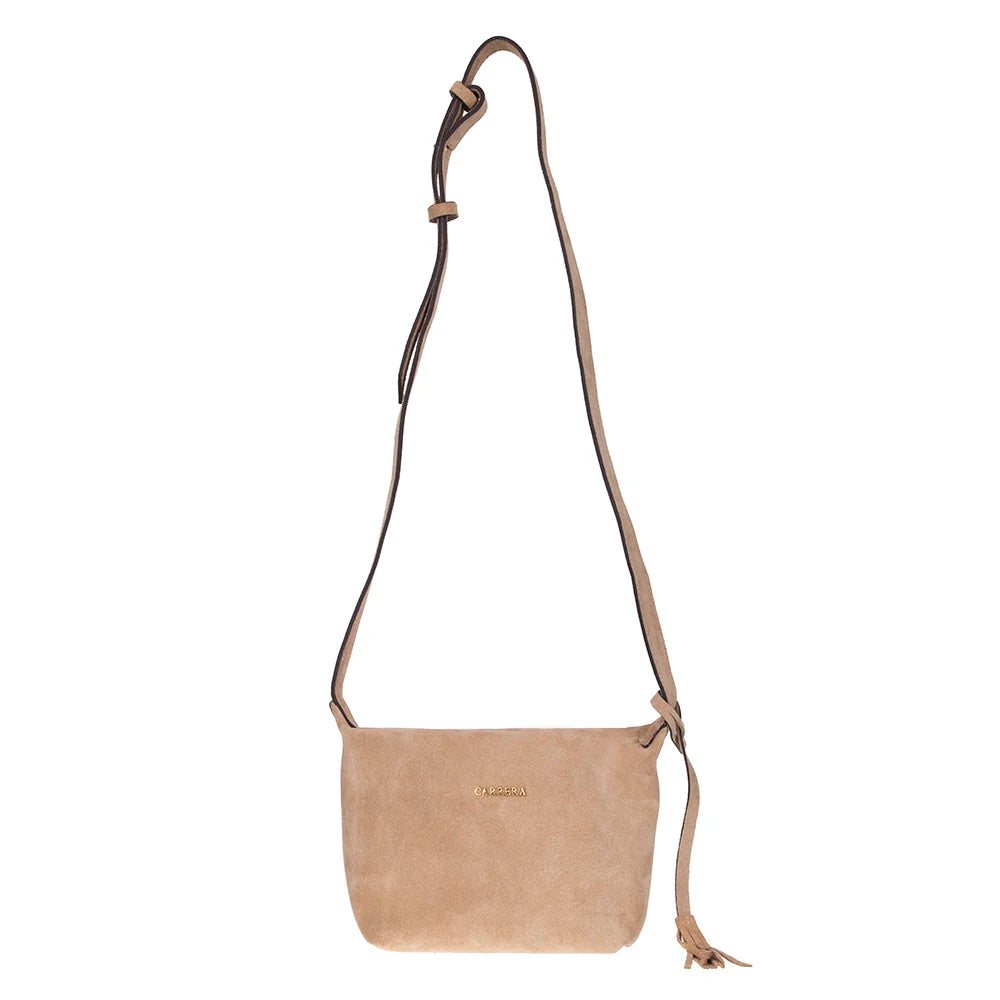 Carrera Melora Genuine Suede Leather Women's Shoulder Bag
