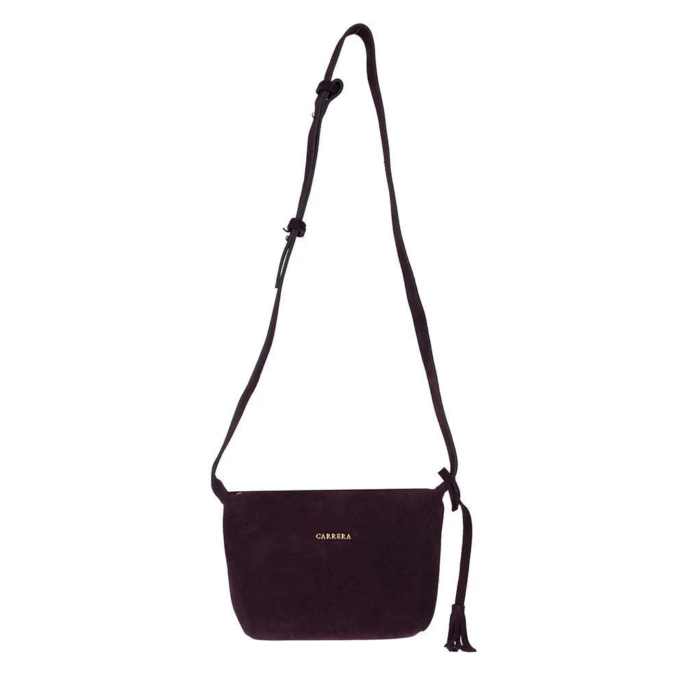 Carrera Melora Genuine Suede Leather Women's Shoulder Bag
