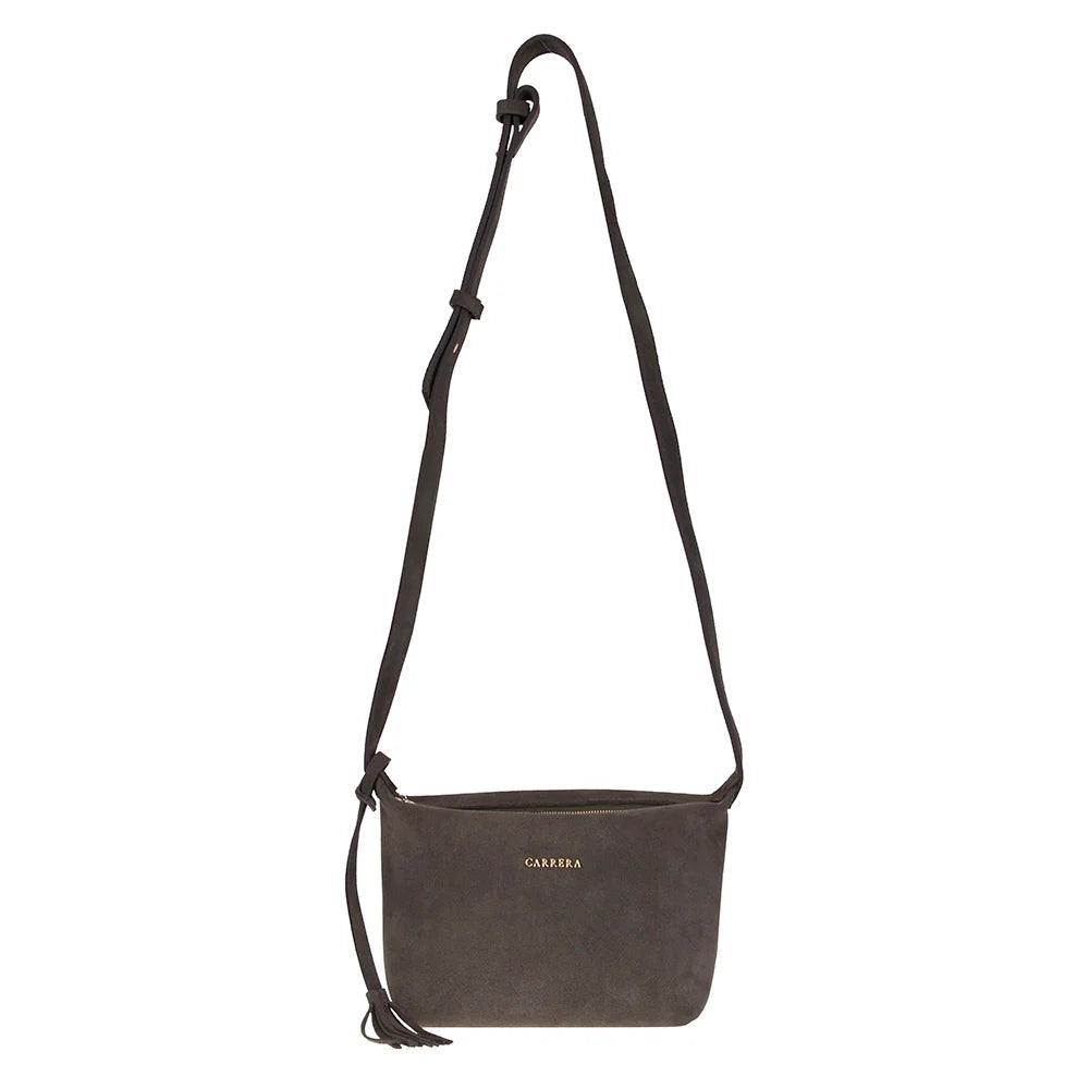 Carrera Melora Genuine Suede Leather Women's Shoulder Bag
