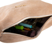 Carrera Melora Genuine Suede Leather Women's Shoulder Bag