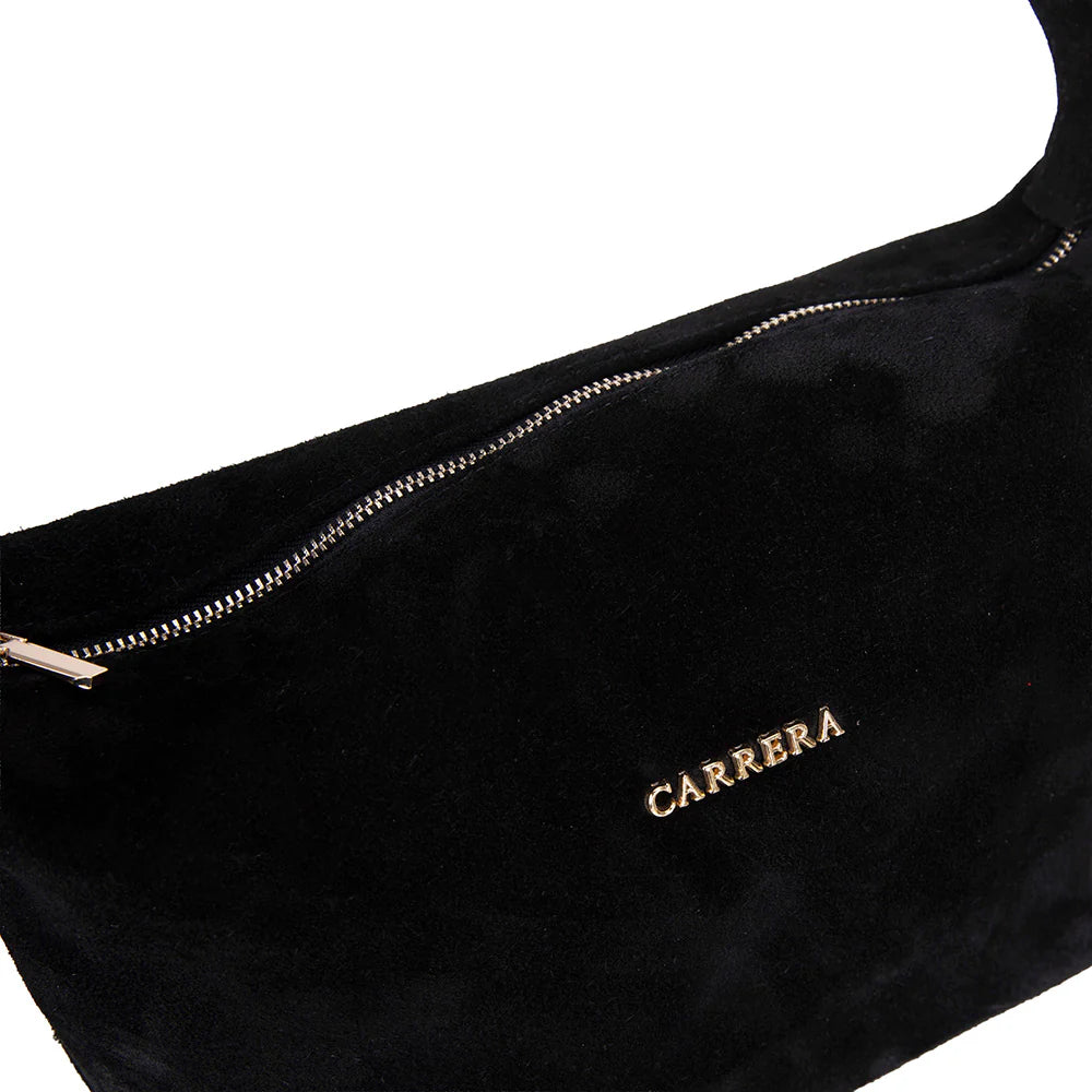 Carrera Melora Genuine Suede Leather Women's Shoulder Bag