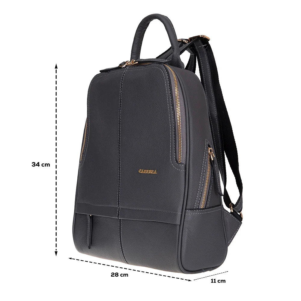 Carrera Elvina Genuine Leather Women's Backpack Bag