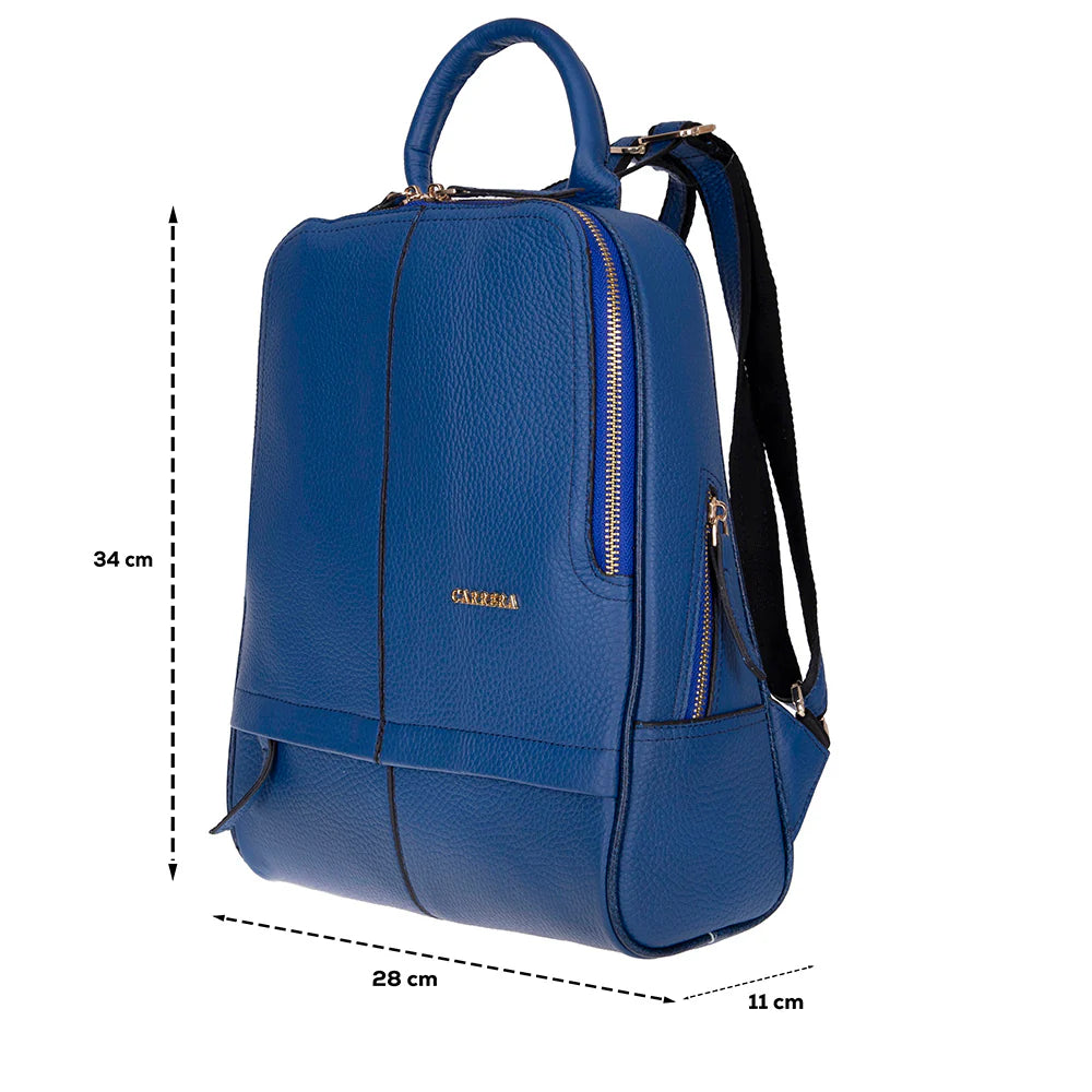 Carrera Elvina Genuine Leather Women's Backpack Bag