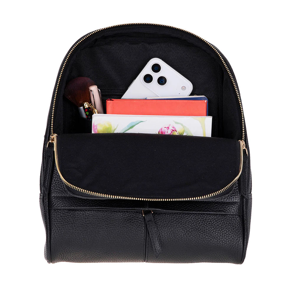 Carrera Elvina Genuine Leather Women's Backpack Bag