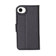 Magic iPhone 16 E Abnehmbare Leder-Geldbörsenhülle