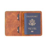 Viaggio Leather Passport Wallet