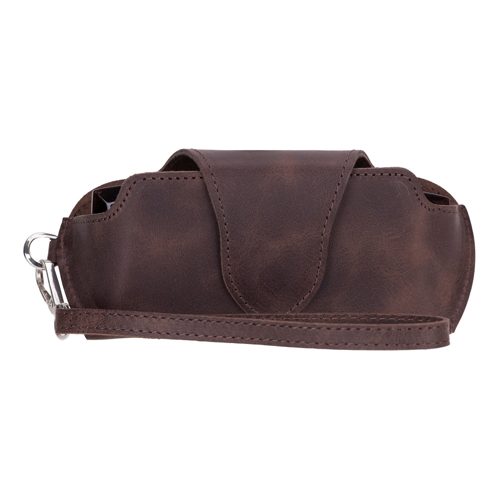 Riviera Genuine Leather Glasses Case – Handmade Eyeglass & Sunglasses Cover for Men & Women
