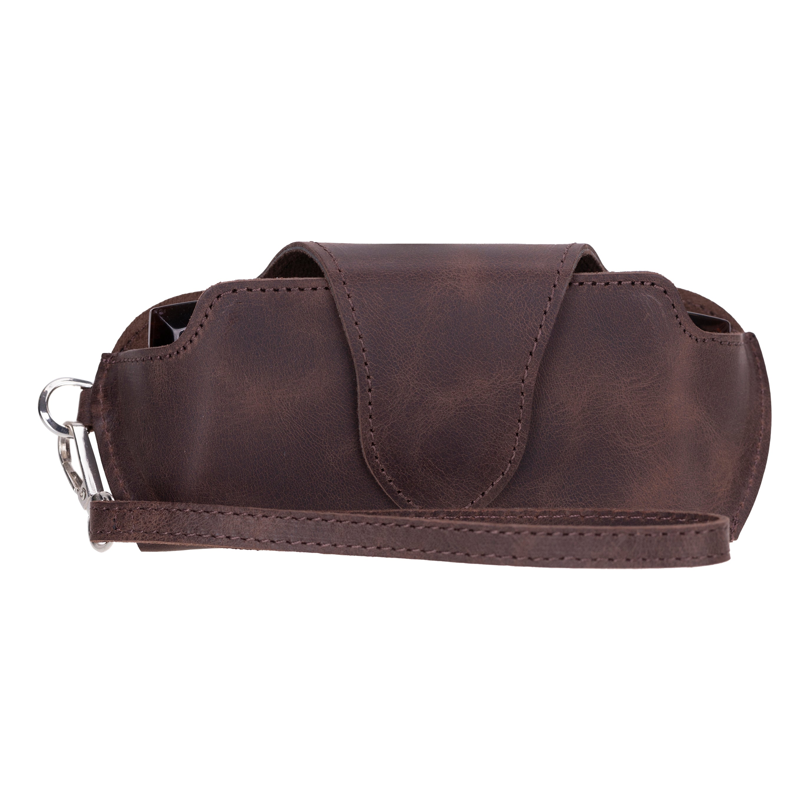Riviera Genuine Leather Glasses Case – Handmade Eyeglass & Sunglasses Cover for Men & Women