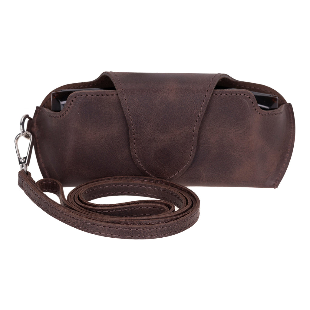 Riviera Genuine Leather Glasses Case – Handmade Eyeglass & Sunglasses Cover for Men & Women