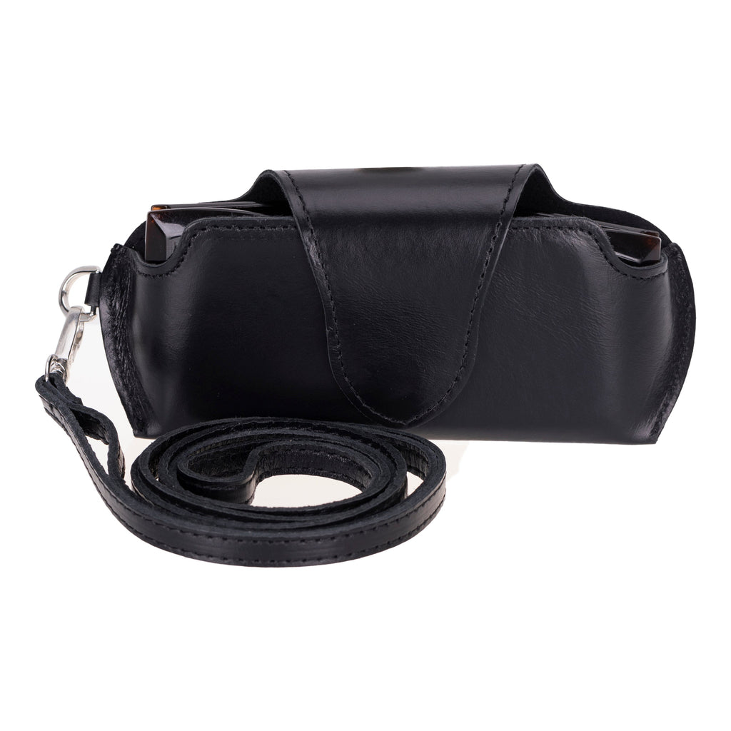 Riviera Genuine Leather Glasses Case – Handmade Eyeglass & Sunglasses Cover for Men & Women