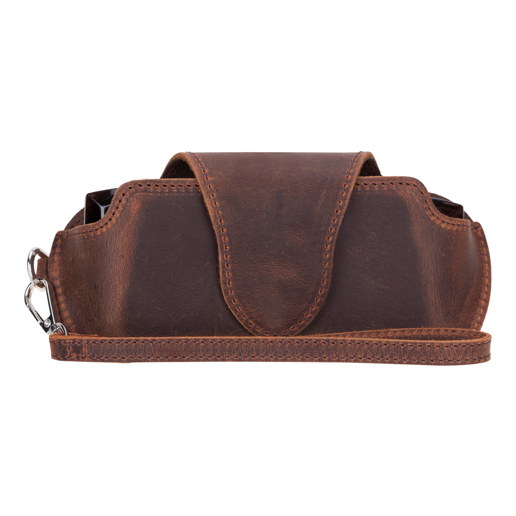 Riviera Genuine Leather Glasses Case – Handmade Eyeglass & Sunglasses Cover for Men & Women