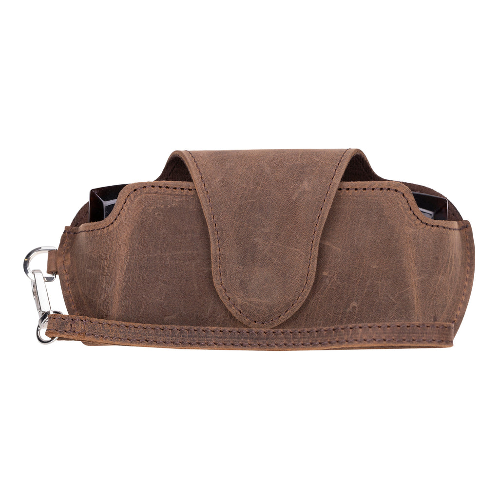 Riviera Genuine Leather Glasses Case – Handmade Eyeglass & Sunglasses Cover for Men & Women