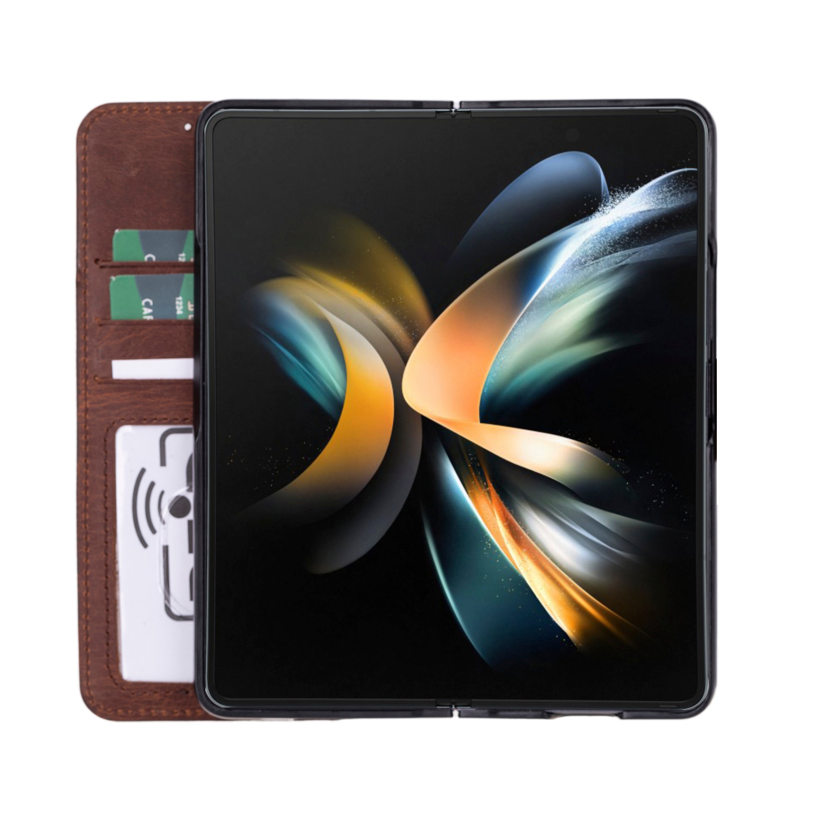 Samsung Galaxy Z Fold 5 Ledergeldbörsen - MWS 