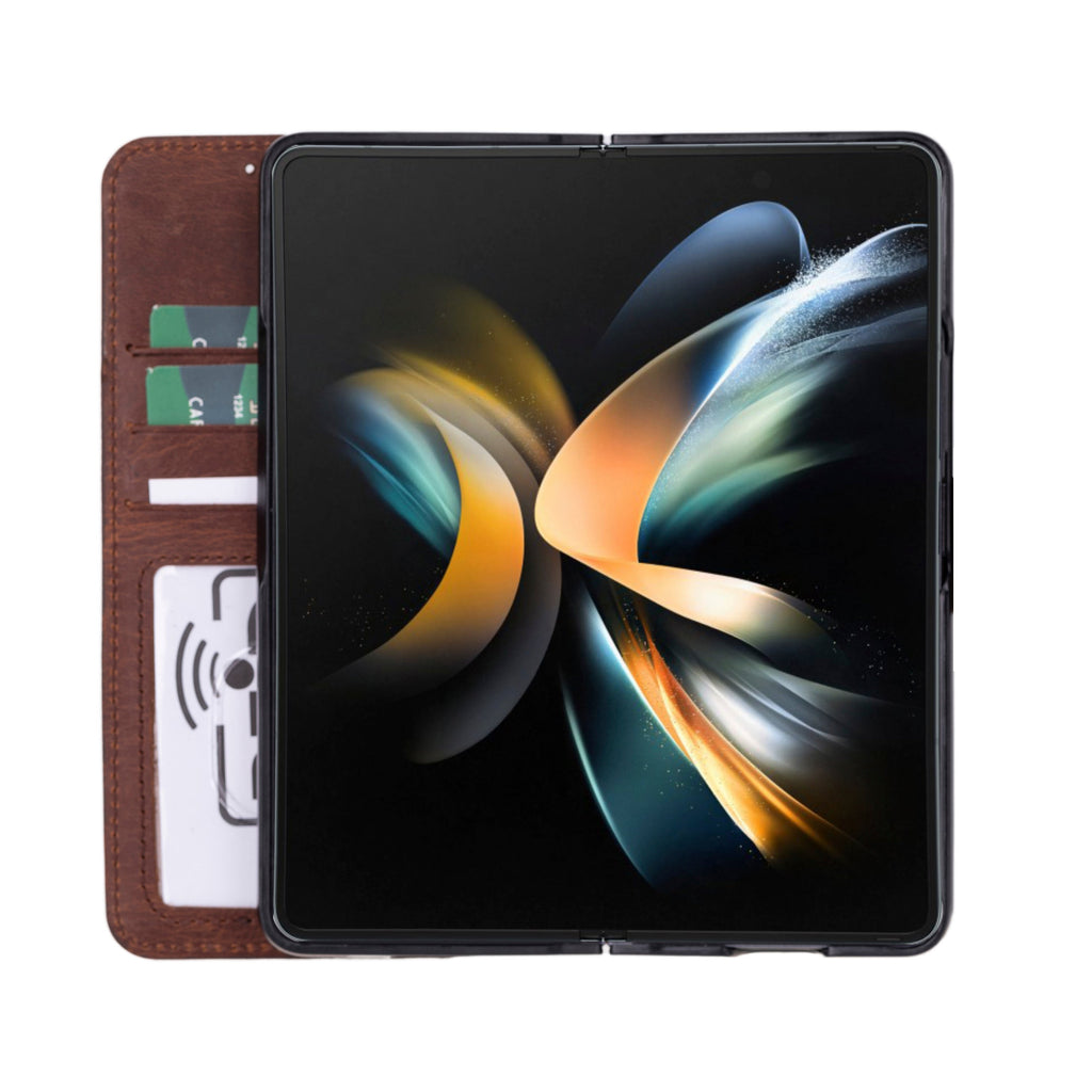 Wallet Id Google Pixel 10 Pro Fold Leather Folio Case