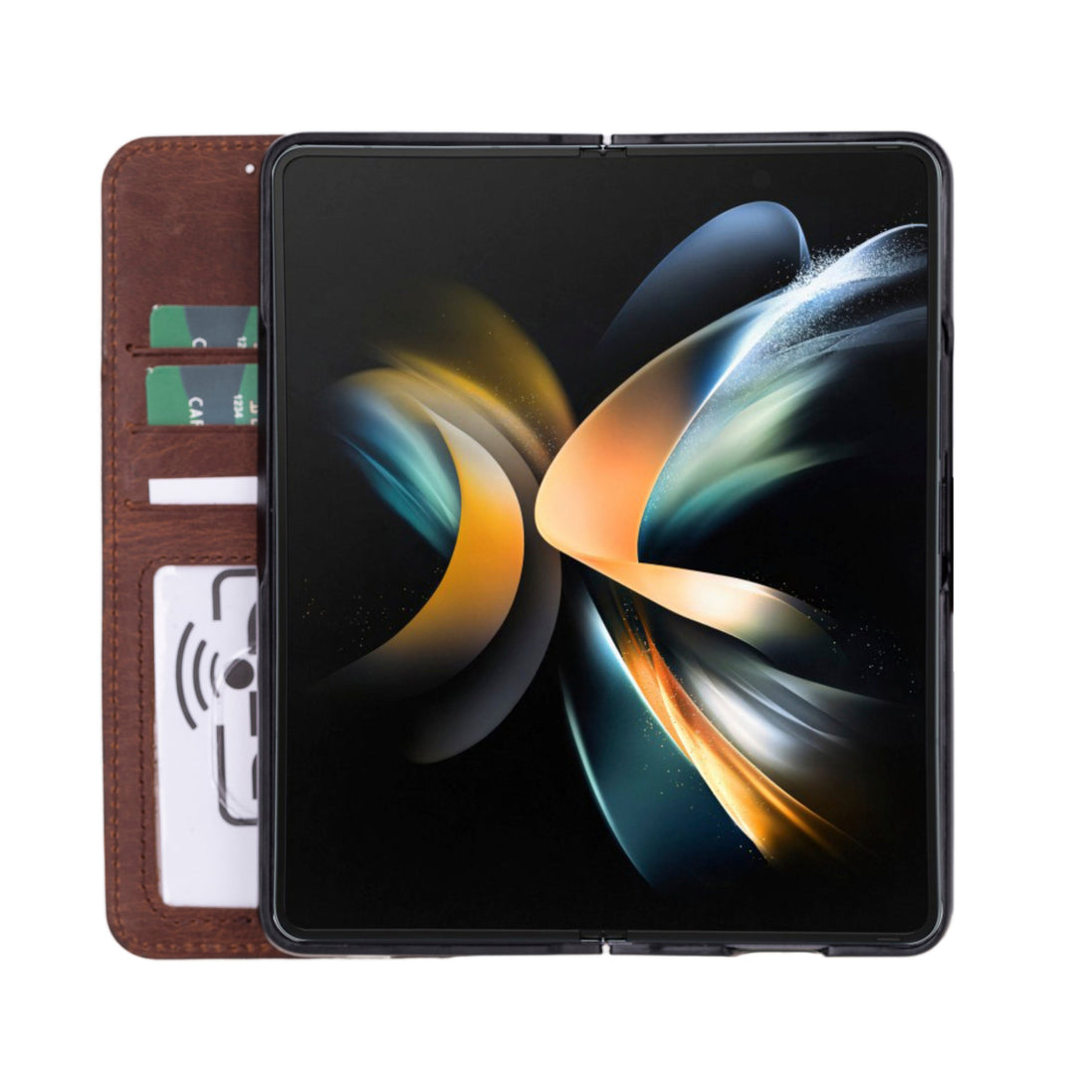 Wallet Id Google Pixel 10 Pro Fold Leather Folio Case